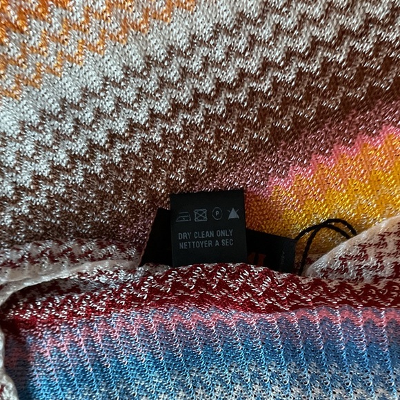 Missoni Multicolor Knit Scarf - Picture 9 of 9